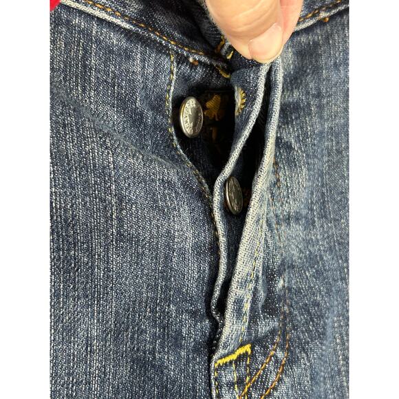 Lucky Brand Dungarees Easy Rider Button‑Fly Jeans Size 6/28 Relaxed Straight Leg - Picture 11 of 13